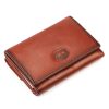 EL FORREST 900-29 RFID hnedá dámska kožená peňaženka 12 x 8 x 3 cm  