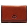 EL FORREST 900-29 RFID hnedá dámska kožená peňaženka 12 x 8 x 3 cm  