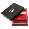  Dámska kožená peňaženka EL FORREST 917-480 s RFID červenou farbou 10 x 8,5 x 2 cm
