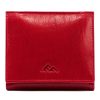  Dámska kožená peňaženka EL FORREST 917-480 s RFID červenou farbou 10 x 8,5 x 2 cm