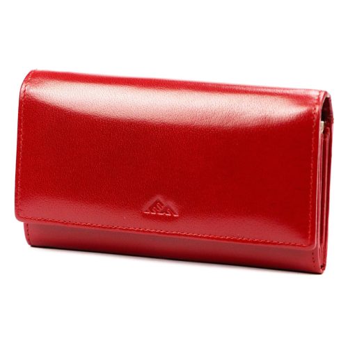  Dámska kožená peňaženka EL FORREST 919-480 s RFID červenou farbou 19,5 x 9,5 x 3,5 cm