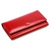  Dámska kožená peňaženka EL FORREST 919-480 s RFID červenou farbou 19,5 x 9,5 x 3,5 cm