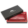  Dámska kožená peňaženka EL FORREST 920-480 s RFID červenou farbou 16,5 x 8,5 x 3,5 cm