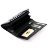  Dámska kožená peňaženka EL FORREST 920-67 s RFID čipom, čierna, 16,5 x 8,5 x 3,5 cm
