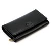  Dámska kožená peňaženka EL FORREST 920-67 s RFID čipom, čierna, 16,5 x 8,5 x 3,5 cm