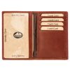  Pánska kožená peňaženka EL FORREST 925-29 s RFID hnedou farbou 9,5 x 13 x 3 cm