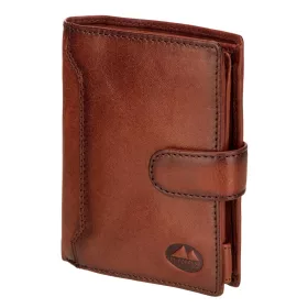    Pánska kožená peňaženka EL FORREST 932-29 s RFID hnedou farbou 10 x 13 x 3 cm