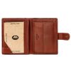  Pánska kožená peňaženka EL FORREST 932-29 s RFID hnedou farbou 10 x 13 x 3 cm