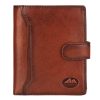  Pánska kožená peňaženka EL FORREST 932-29 s RFID hnedou farbou 10 x 13 x 3 cm