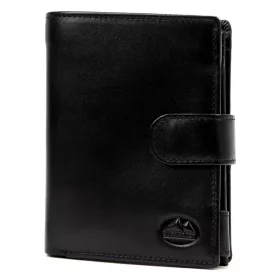    Pánska kožená peňaženka EL FORREST 932-67 s RFID, čierna, 10 x 13 x 3 cm