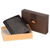 Pánska kožená peňaženka EL FORREST 933-67 s RFID čipom, čierna, 10,5 x 13 x 3 cm