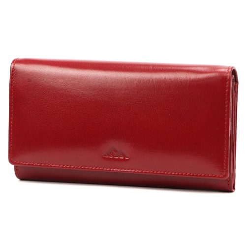  Dámska kožená peňaženka EL FORREST 947-480 s RFID červenou farbou 16,5 x 9,5 x 3,5 cm