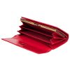  Dámska kožená peňaženka EL FORREST 954-47 s RFID červenou farbou 19,5 x 9,5 x 3,5 cm