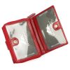  Dámska kožená peňaženka EL FORREST 975-480 s RFID červenou farbou 9,5 x 11,5 x 3,5 cm