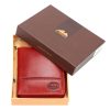  Dámska kožená peňaženka EL FORREST 991-401 s RFID červenou farbou 10 x 11 x 2 cm