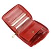  Dámska kožená peňaženka EL FORREST 991-401 s RFID červenou farbou 10 x 11 x 2 cm
