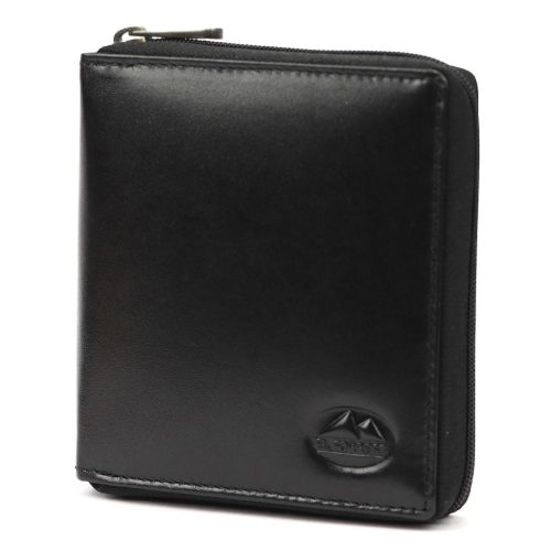  Dámska kožená peňaženka EL FORREST 991-67 s RFID čipom, čierna, 10 x 11 x 2 cm