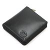  Dámska kožená peňaženka EL FORREST 991-67 s RFID čipom, čierna, 10 x 11 x 2 cm