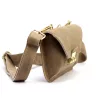  Dámska semišová kožená kabelka Luka 24-077, crossbody 20 x 12,5 x 5 cm