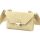  Dámska kožená kabelka cez rameno, crossbody, béžová Luka 24-077, rozmery 20 x 12,5 x 5 cm