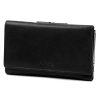  Dámska kožená peňaženka Albatross GN LW-M03 čierna 15 x 9,5 x 2,5 cm