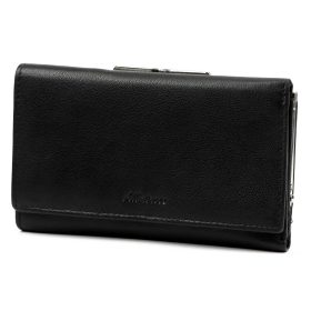    Dámska kožená peňaženka Albatross GN LW-M03 čierna 15 x 9,5 x 2,5 cm