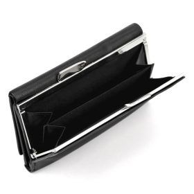    Dámska kožená peňaženka Albatross GN LW-M03 čierna 15 x 9,5 x 2,5 cm