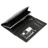  Dámska kožená peňaženka Albatross GN LW-L01 čierna 18,5 x 10 x 3 cm