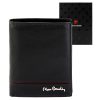  Pánska kožená peňaženka Pierre Cardin YS605 326 čierno-červená 10 x 13 x 3 cm