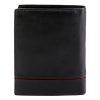  Pánska kožená peňaženka Pierre Cardin YS605 326 čierno-červená 10 x 13 x 3 cm