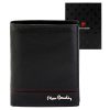  Pánska kožená peňaženka Pierre Cardin YS605 326 čierno-červená 10 x 13 x 3 cm