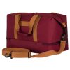  Cestovná taška Peterson PTN 23145 bordovej farby 47 x 30 x 27 cm