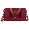  Cestovná taška Peterson PTN 23145 bordovej farby 47 x 30 x 27 cm