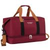  Cestovná taška Peterson PTN 23145 bordovej farby 47 x 30 x 27 cm
