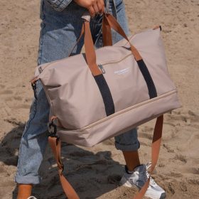    Cestovná taška Peterson PTN 23145 béžová 47 x 30 x 27 cm