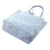  Dámska kožená kabelka cez rameno Patrizia 419-013-05 svetlomodrá 38 x 38 x 13 cm