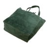  Dámska kožená kabelka cez rameno Patrizia 419-013-05 zelená 38 x 38 x 13 cm