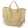  Dámska kožená kabelka cez rameno, crossbody, béžová Luka 24-082 D, rozmery 43 x 30 x 13 cm