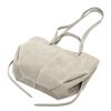  Dámska kožená kabelka cez rameno Luka 24-082 v sivej farbe 31 x 25 x 11 cm