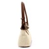  Dámska kožená kabelka cez rameno Luka 24-073 hnedo-béžovej farby 38 x 24 x 12 cm