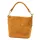  Dámska kožená kabelka cez rameno Luka 24-072 oranžová 24 x 20 x 12 cm