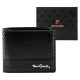 Pierre Cardin YS607 323 fekete férfi bőr pénztárca 11 x 8 x 2.5 cm