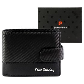    Pánska kožená peňaženka Pierre Cardin YS607 323A čierna 11,5 x 8,5 x 2,5 cm