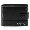 Pierre Cardin YS607 324A fekete férfi bőr pénztárca 12.5 x 10 x 3 cm 