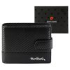 Pierre Cardin YS607 324A fekete férfi bőr pénztárca 12.5 x 10 x 3 cm 