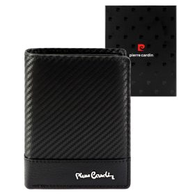    Pánska kožená peňaženka Pierre Cardin YS607 326 čierna 10 x 13 x 3 cm