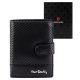Pierre Cardin YS607 326A fekete férfi bőr pénztárca 10.5 x 13 x 3 cm 