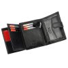Pierre Cardin YS607 326A fekete férfi bőr pénztárca 10.5 x 13 x 3 cm 