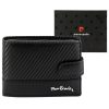 Pierre Cardin YS607 8806A fekete férfi bőr pénztárca 12.5 x 9.5 x 3 cm 