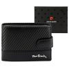 Pierre Cardin YS607 8806A fekete férfi bőr pénztárca 12.5 x 9.5 x 3 cm 